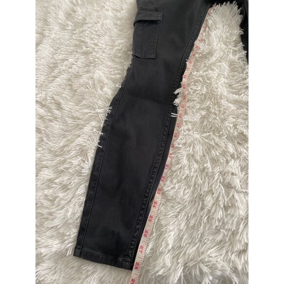 SPANX Womens Stretch Twill Cargo Pants Washed Black Size SP NWT - Picture 6 of 9